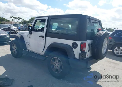 2012 Jeep Wrangler Sport z USA, uszkodzony, nr VIN 1C4GJWAG7CL107866